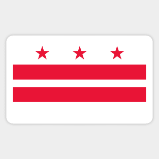 Flag of Washington D.C. Sticker